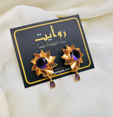 Digital Earring-66 (Purple)